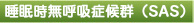 睡眠時無呼吸症候群（SAS）